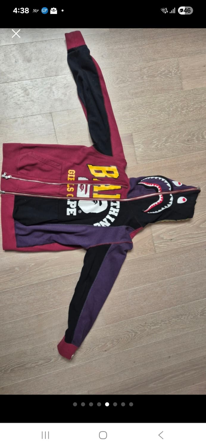 bape xs 155 베이프 도킹 후드집업 상품이미지4