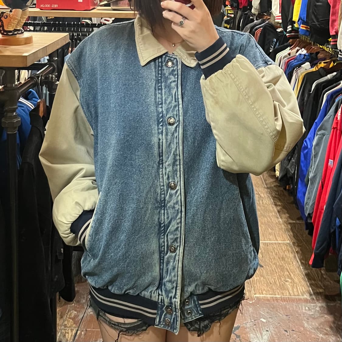 [HI] 빈티지 바시티 자켓 상품이미지1