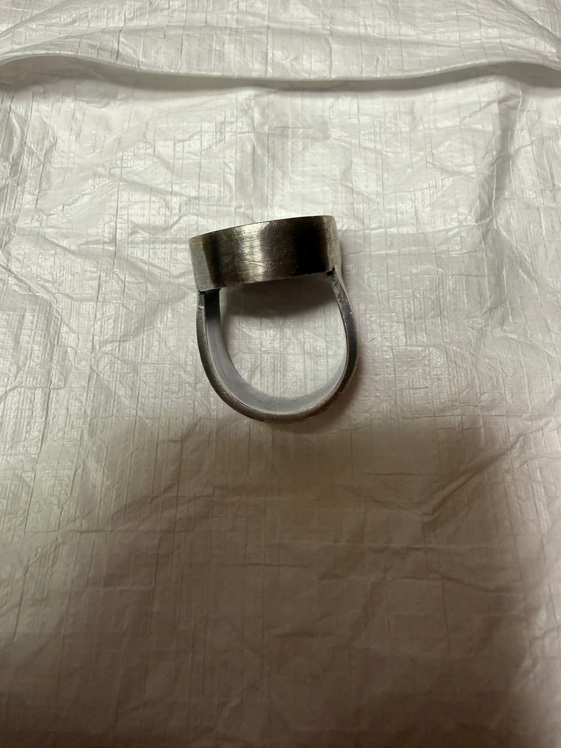 크래시 실버 링 상품이미지2