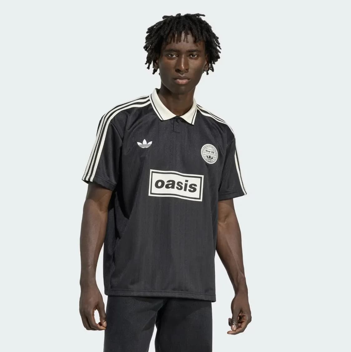 오아시스 투어 아디다스 자카드 저지 런던 마킹 L 상품이미지1