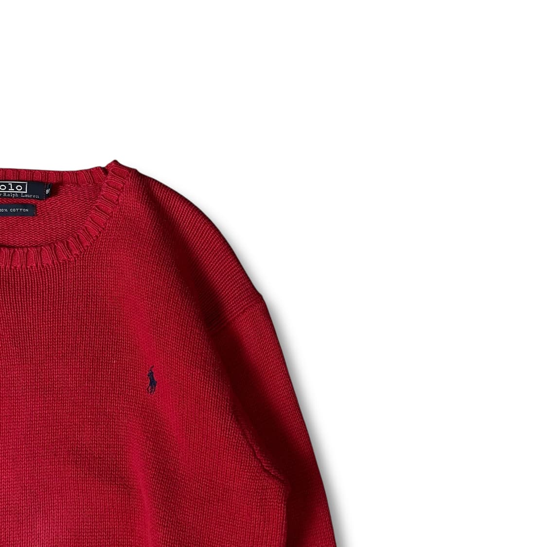 폴로 랄프로렌 레드 긴팔 니트 80 상품이미지2