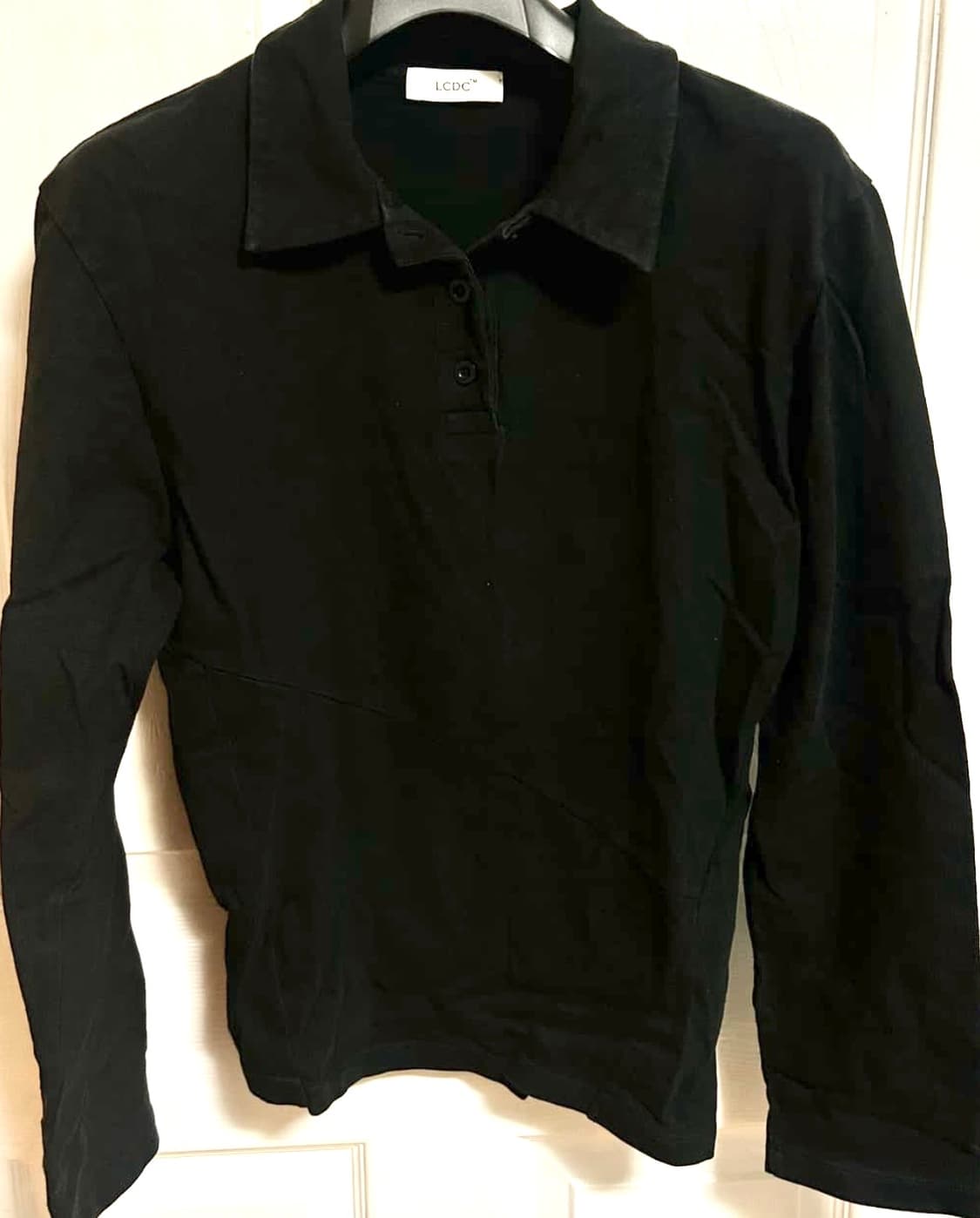 Lcdc collar long-sleeve jersey top 롱슬리브 상품이미지6