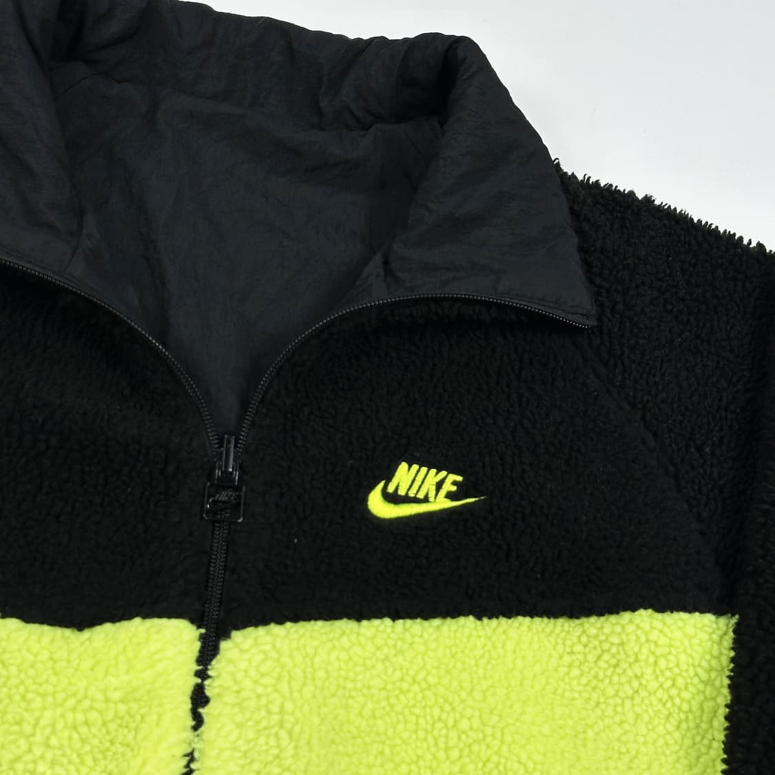 나이키 빅스우시 리버시블 양털 후리스 블랙 형광 L 상품이미지3