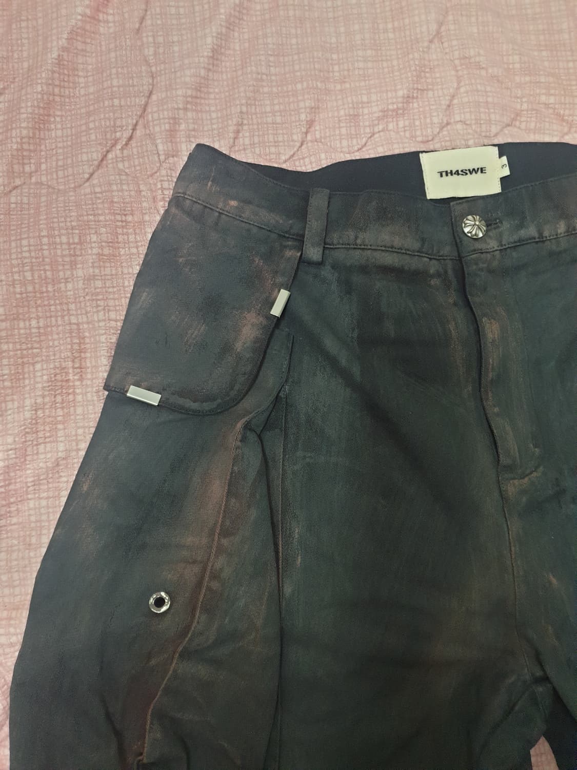TH4SWE Waxed Cargo Pants 상품이미지6
