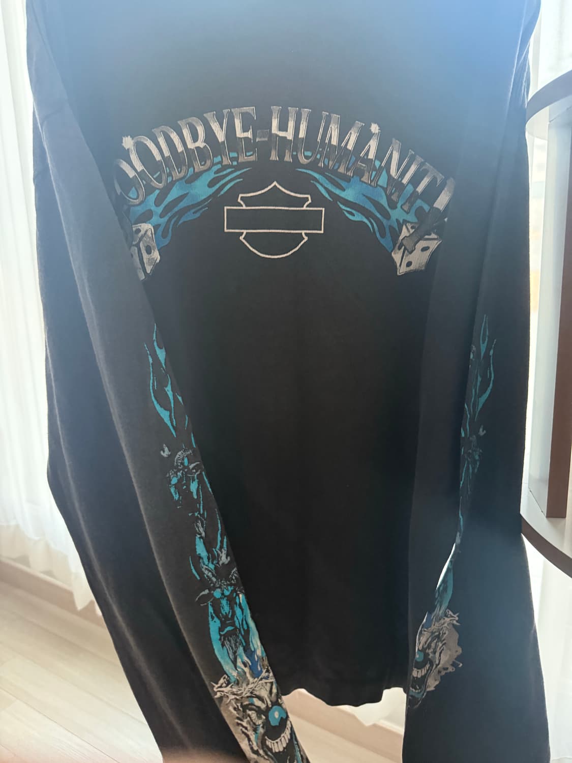 세인트 마이클 BTFL 바스타즈 롱슬리브 티셔츠 블랙 L 상품이미지3