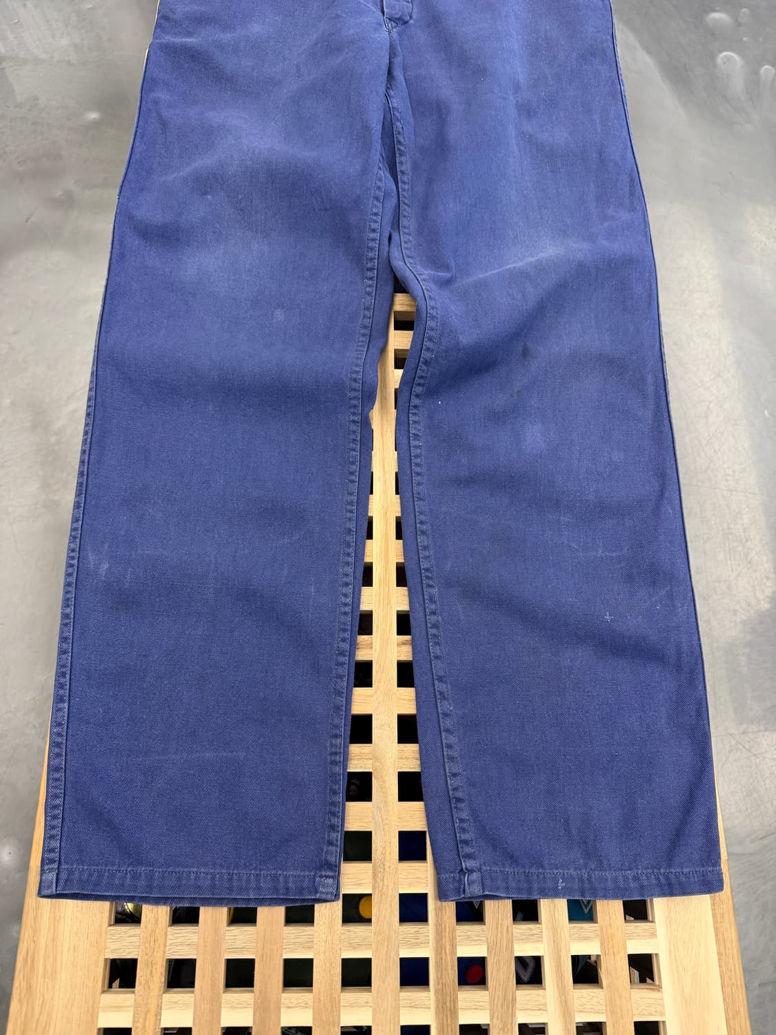FADED WASHED NAVY OLD EURO 빈티지프렌치워크팬츠 상품이미지4
