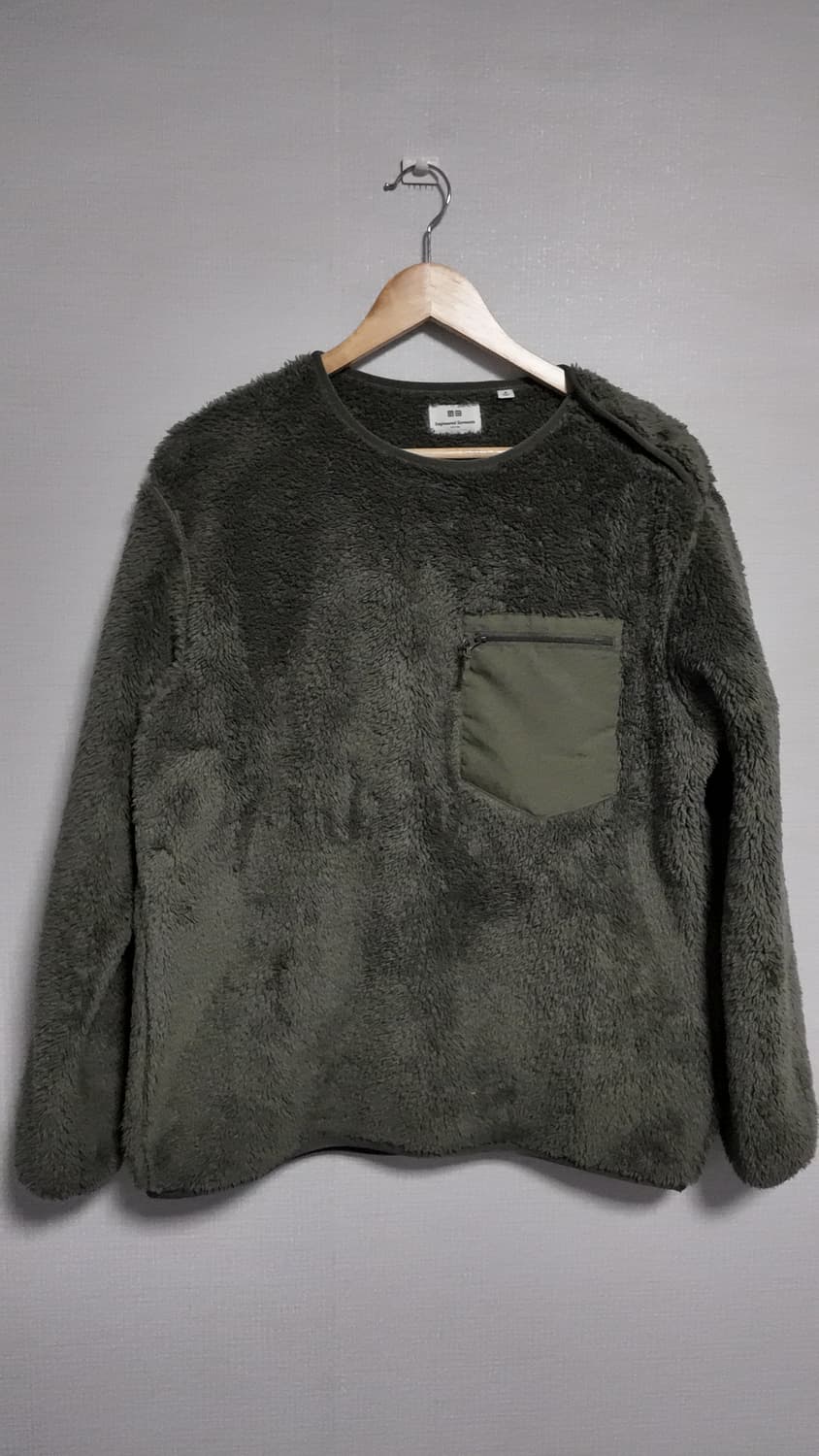 유니클로 엔지니어드가먼츠 후리스 풀오버 M 상품이미지1