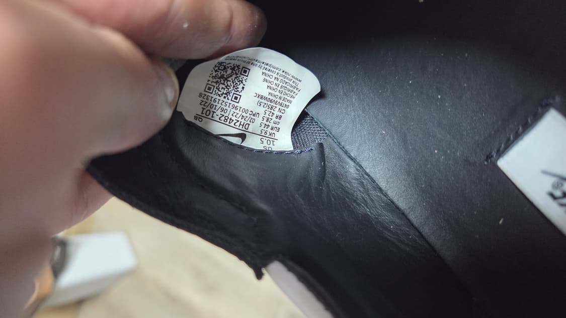 285 ) 나이키 x 피스마이너스원 권도1 블랙 앤 화이트 상품이미지6