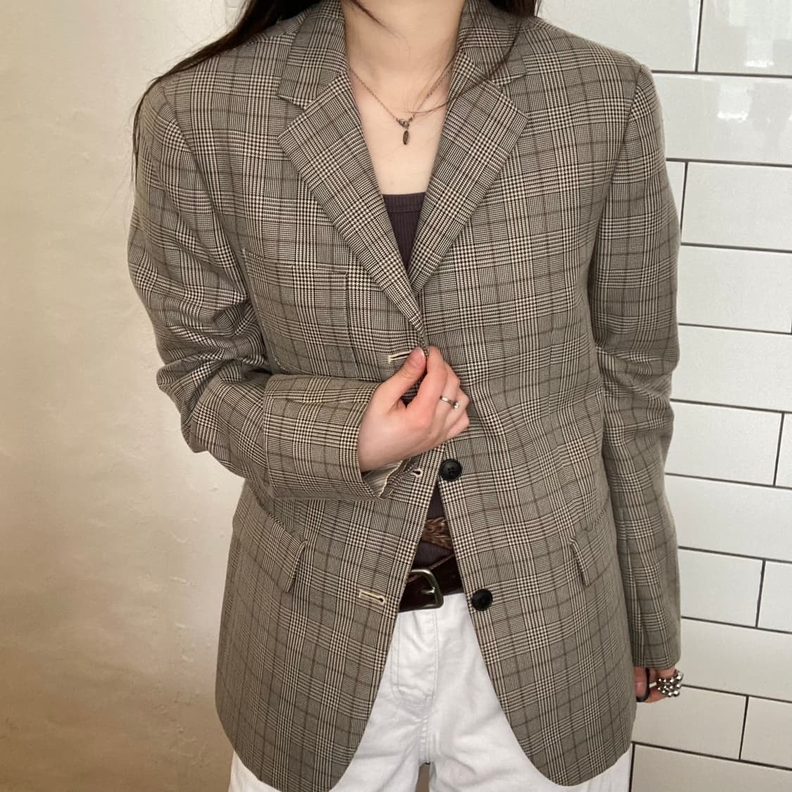 앤더슨벨 울 블렌드 자켓 상품이미지4