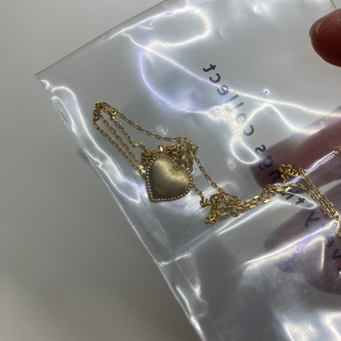 every things collect 실버 하트팬던트 목걸이 상품이미지5