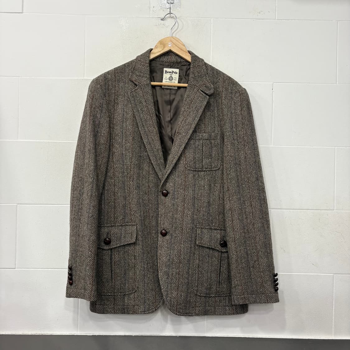 빈폴 헤링본 엘보우패치 클래식 블레이저 상품이미지1