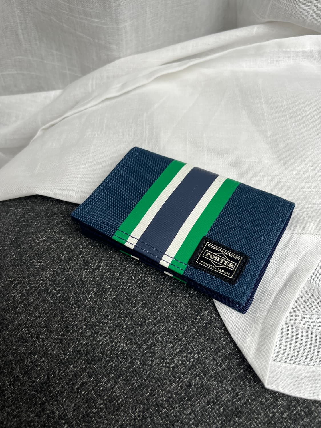 Porter 포터 페인티드 카드지갑 네이비 상품이미지1