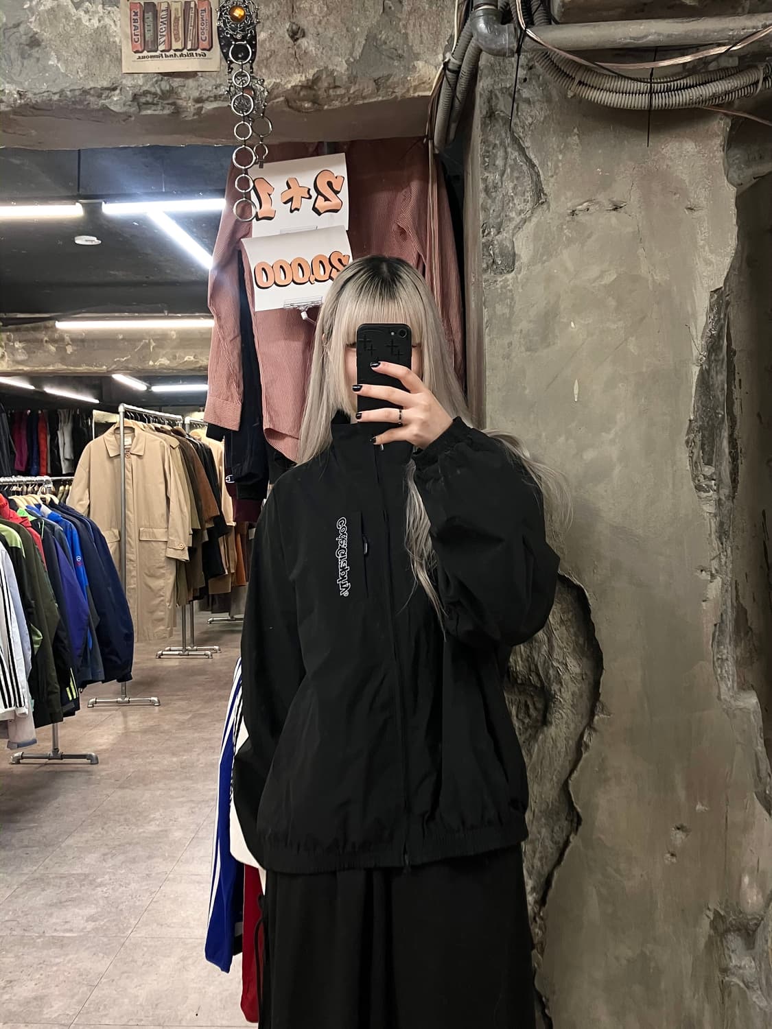 코드그라피 점퍼 블랙 L #csz3027  상품이미지2