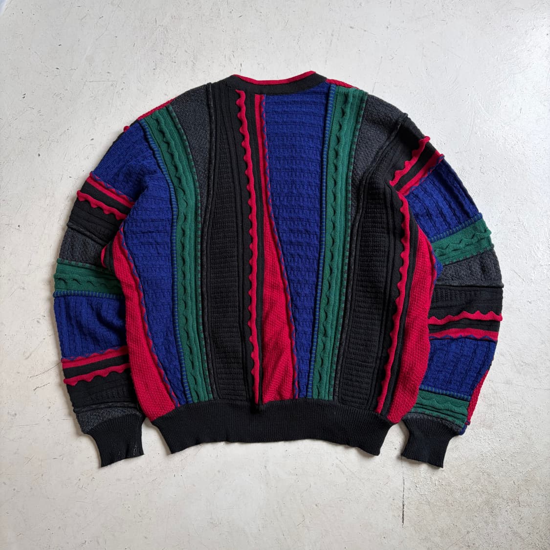 90s 카를로 콜루치 빈티지 케이블 니트 XL 상품이미지8