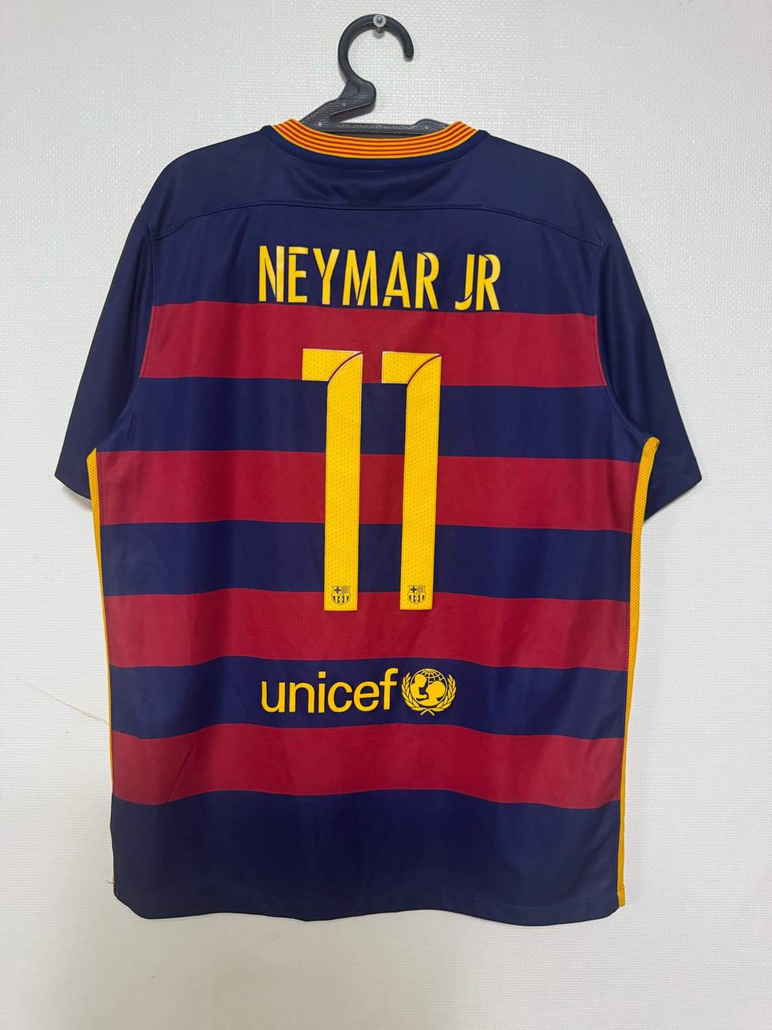 105 나이키 바르셀로나 15-16 네이마르 홈 유니폼 반팔 상품이미지3