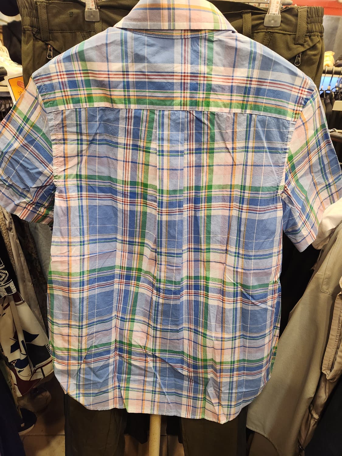 랄프로렌 키즈 체크 반팔 셔츠 L (14-16) 새제품 상품이미지6