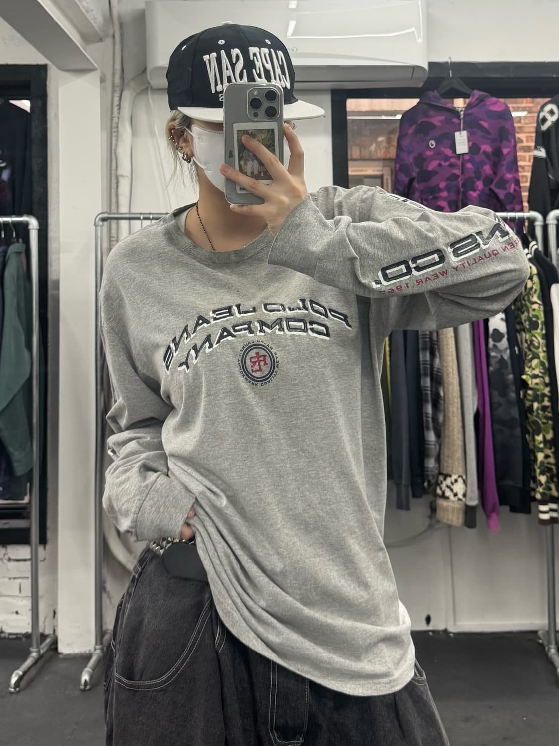 폴로 진스 빅로고 롱슬리브 상품이미지1