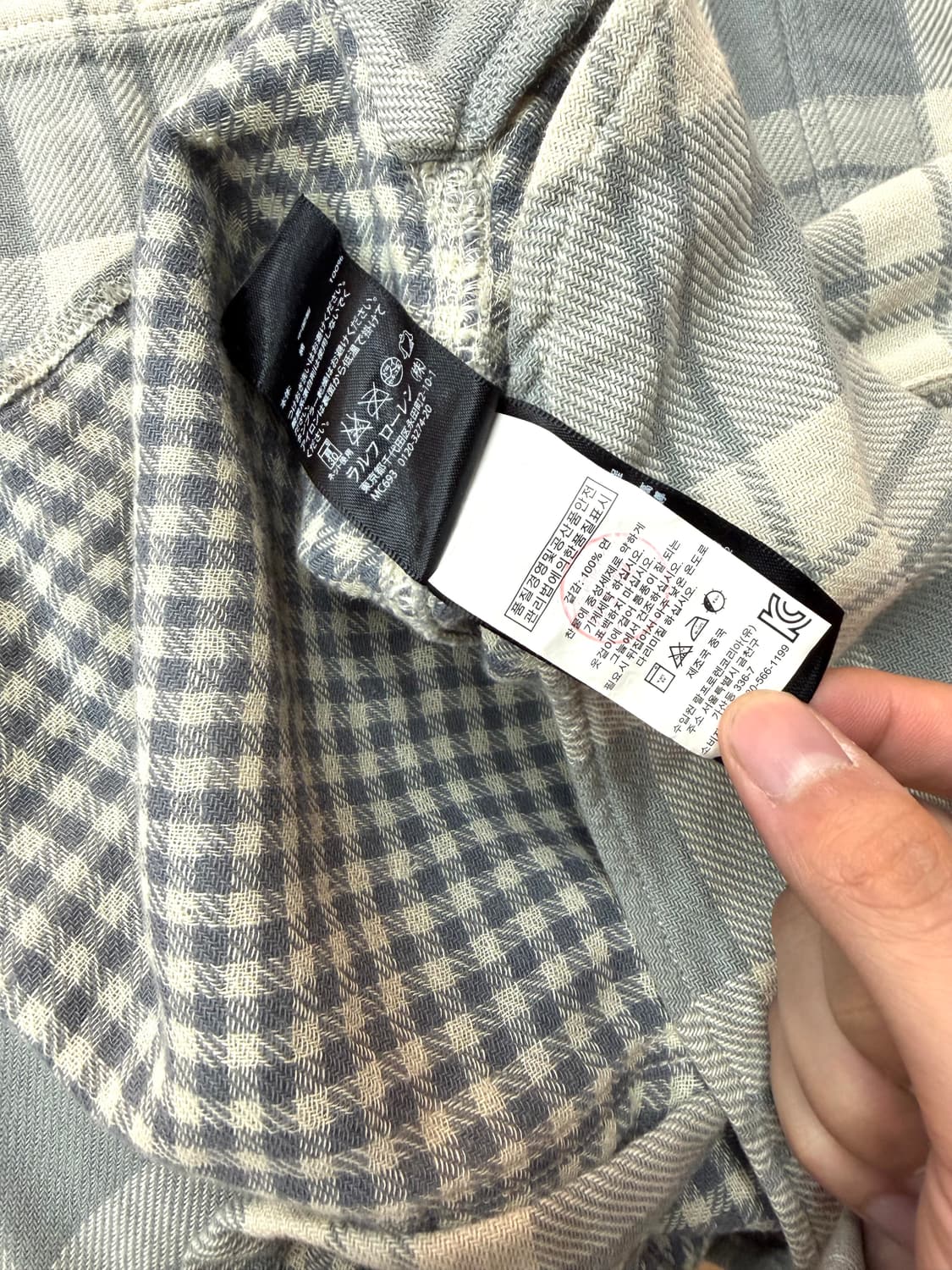 S/ RRL 더블알엘 플란넬 워크 셔츠 자켓 상품이미지8