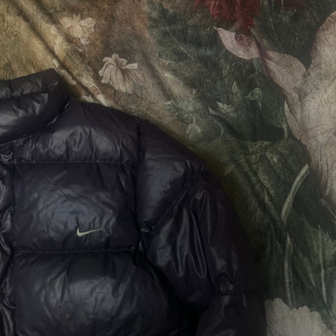 나이키 올드스쿨 스우시 스몰로고 퍼플숏푸퍼패딩 95 상품이미지2