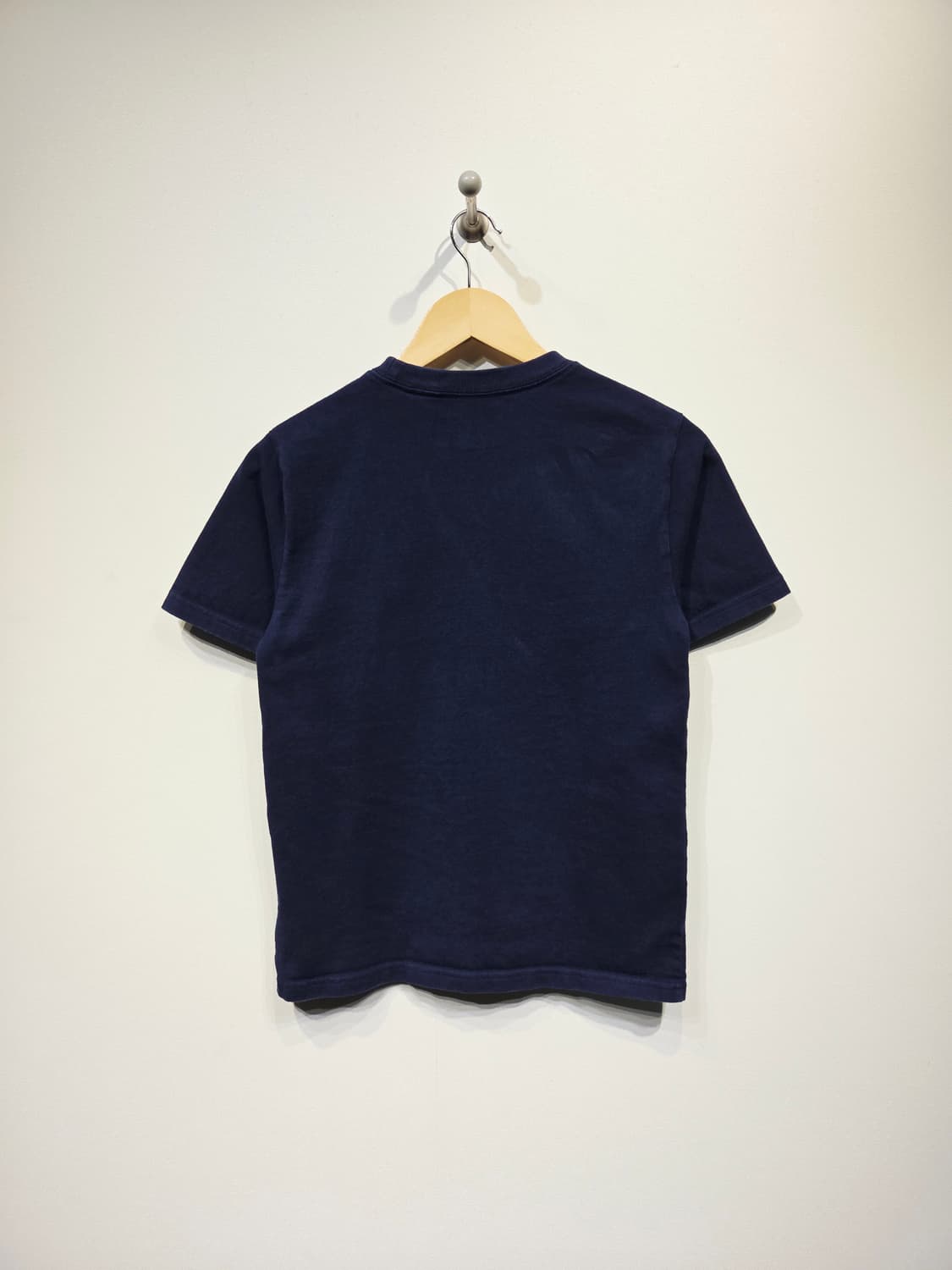 폴로 랄프로렌 중앙 로고 반팔 티셔츠 네이비 상품이미지5