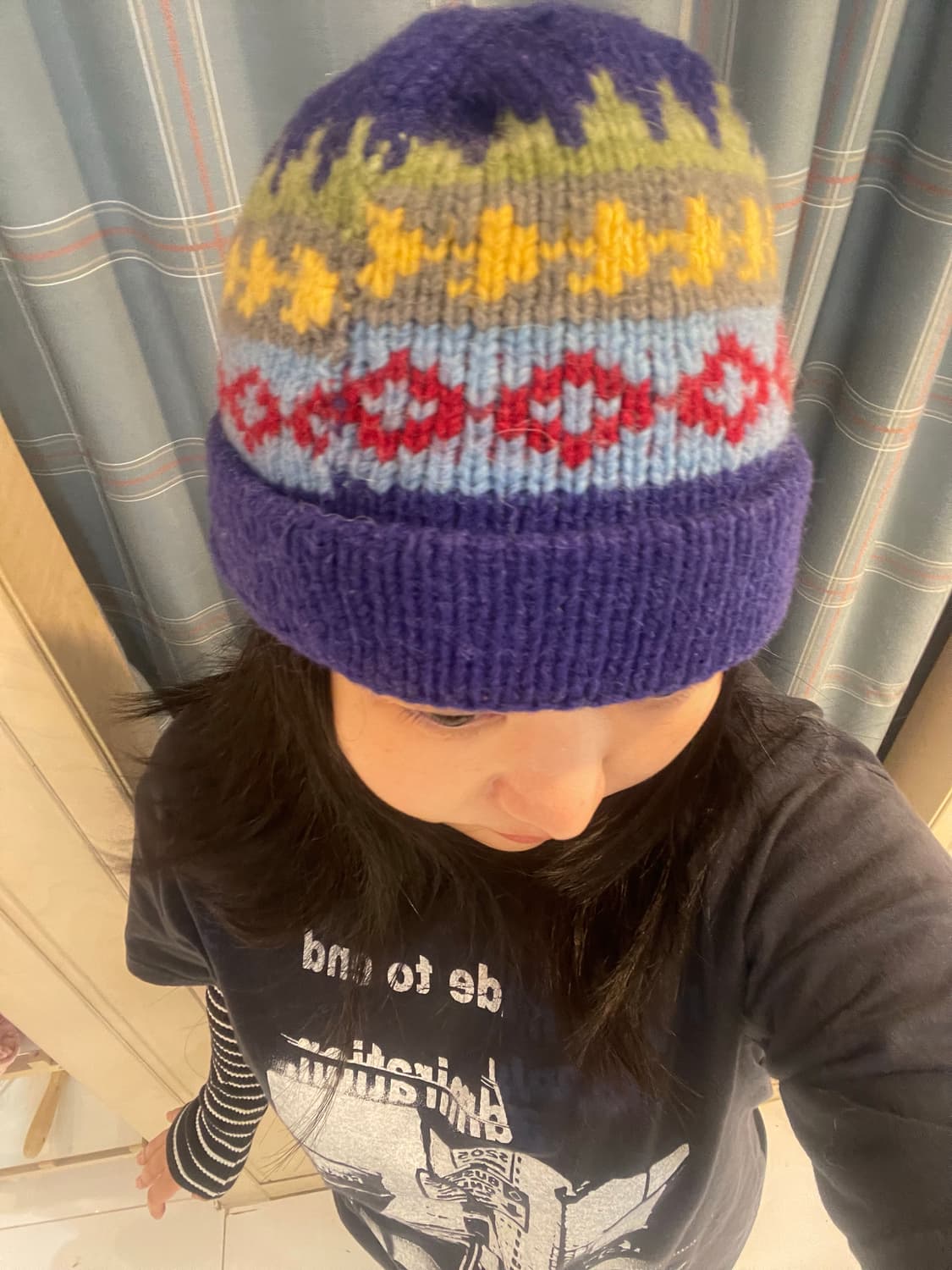 빈티지 램스울비니 퍼플 상품이미지2