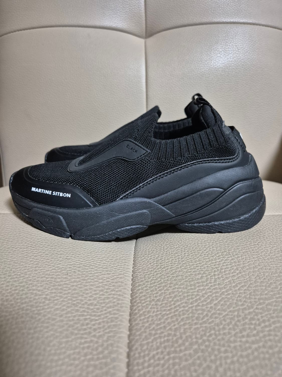 블랙마틴싯봉 니트 슬립온 상품이미지4