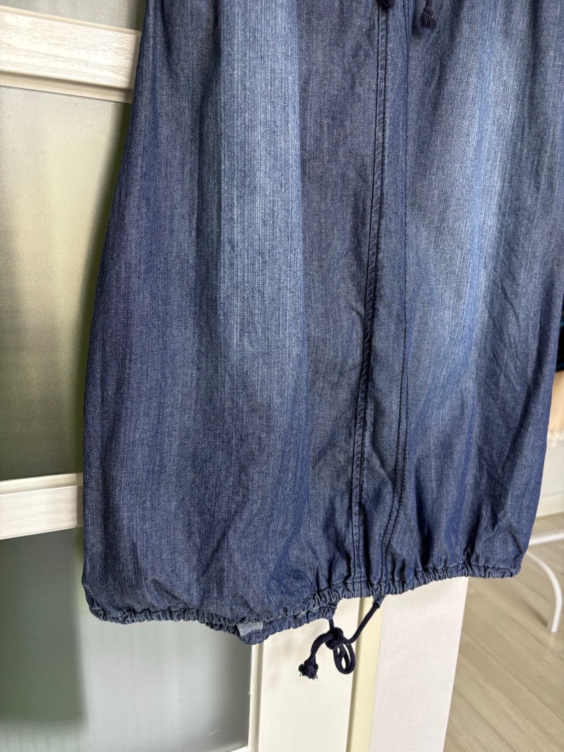 데님 벌룬 롱 스커트 상품이미지4