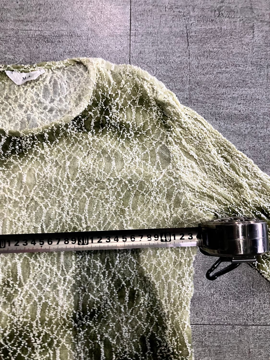 일본빈티지 Ma 달천깔페어리 보헤미안 네트 롱슬리브 긴팔티셔츠 상품이미지2