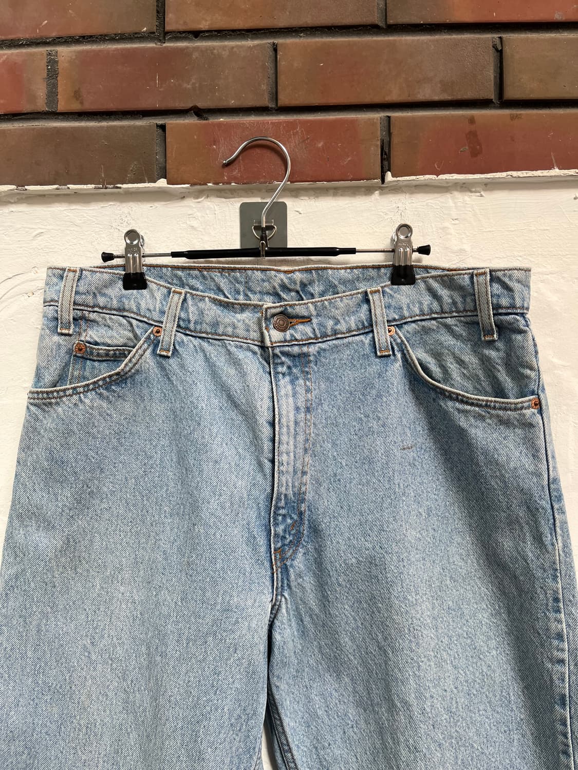 Levis 550 릴렉스드 테이퍼드 워싱 데님 진 36x34 상품이미지2