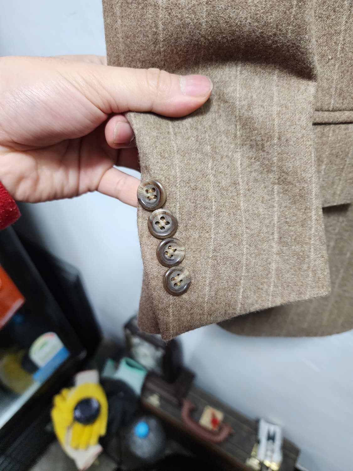 폴로 이태리 버진울 스트라이프 블레이저 상품이미지3