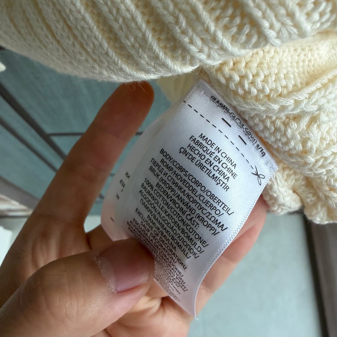 [새상품]폴로 랄프로렌 자수 로고 케이블 니트 크림 상품이미지4