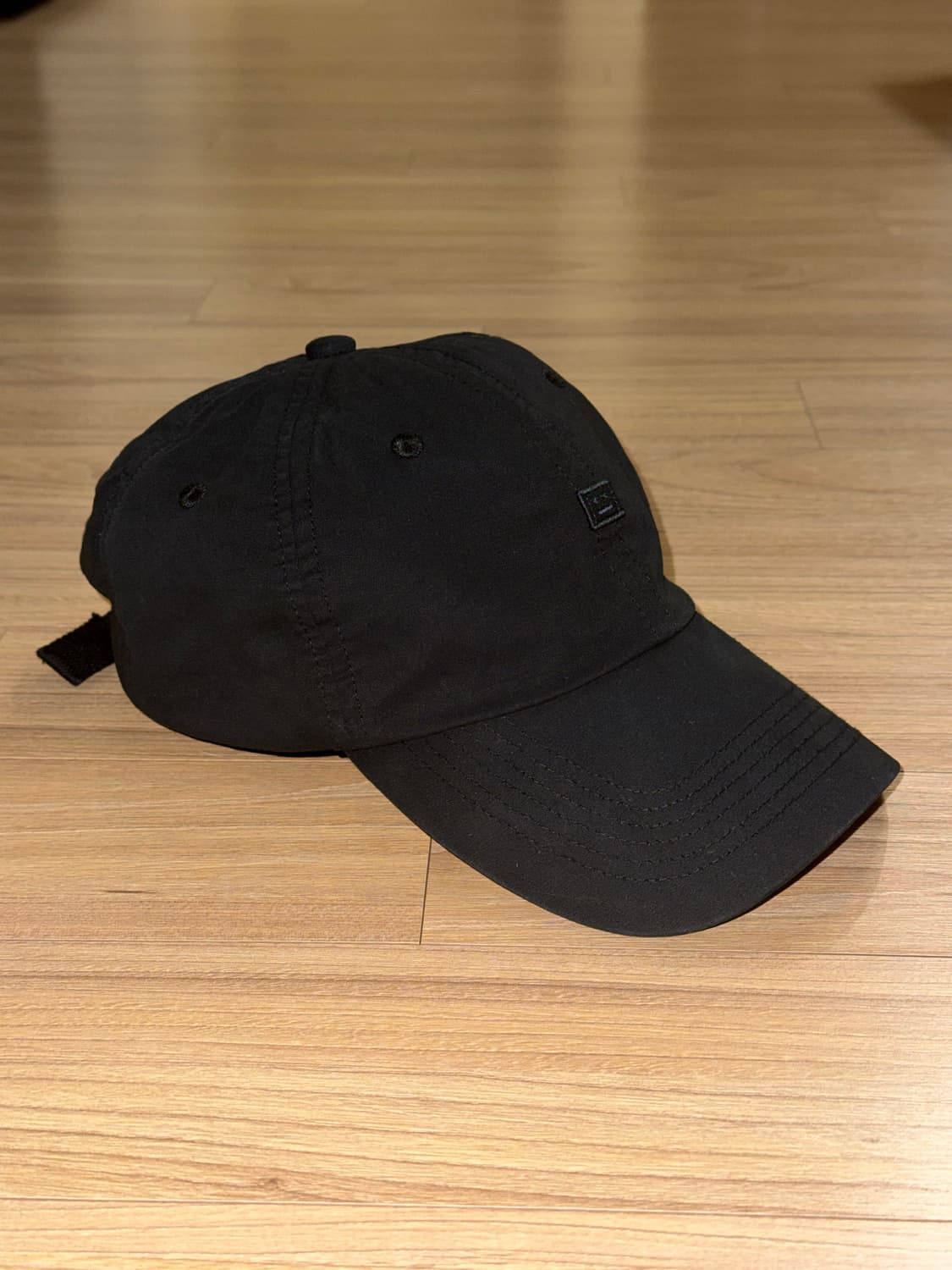 아크네 스튜디오 Acne Studios 페이스 패치 볼캡 블랙 OS 상품이미지1