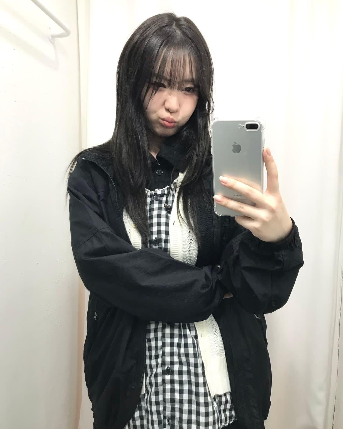깅엄 체크 모리 코디 세트 🤍 상품이미지2