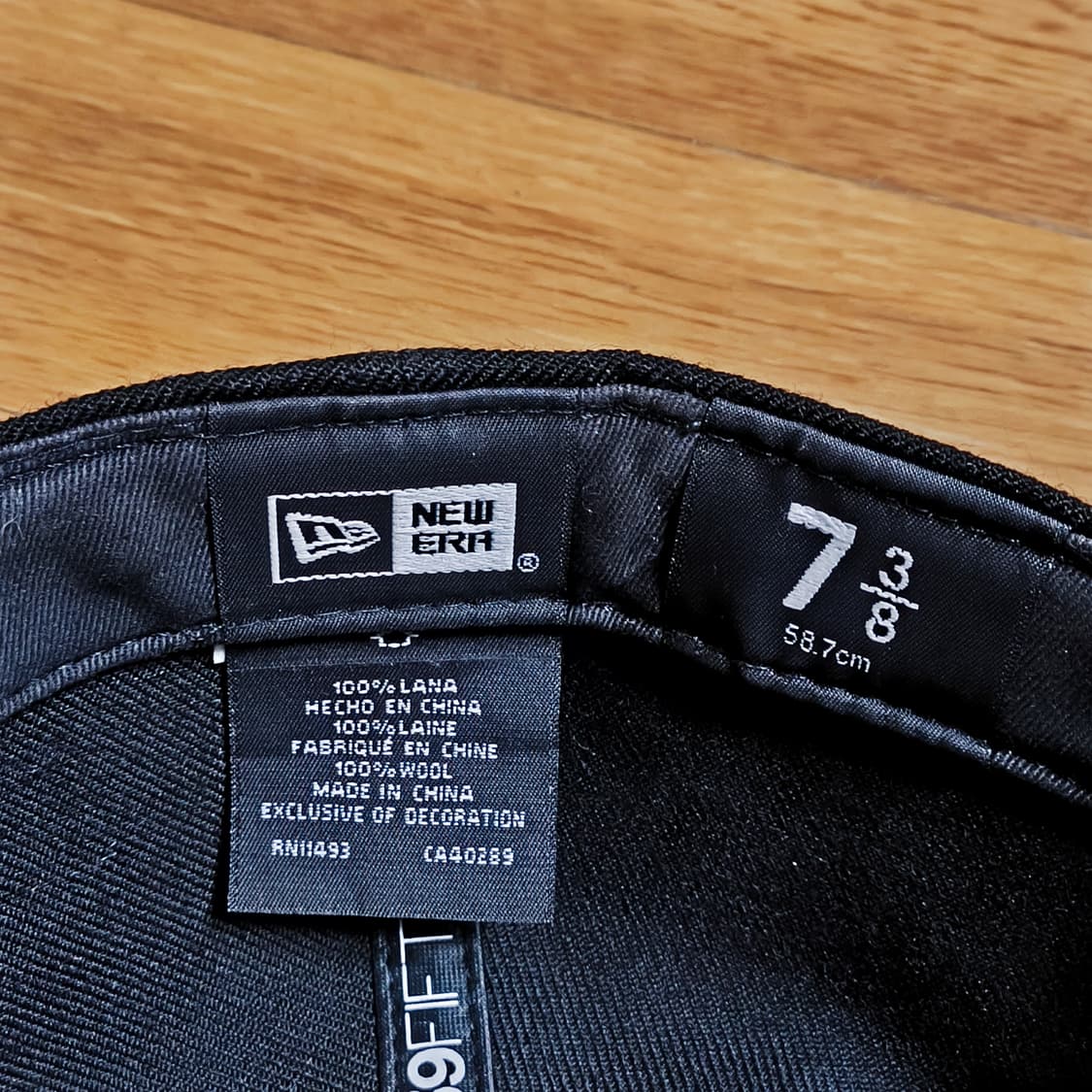 뉴에라 59fifty 무지 스냅백 7 3/8 상품이미지5