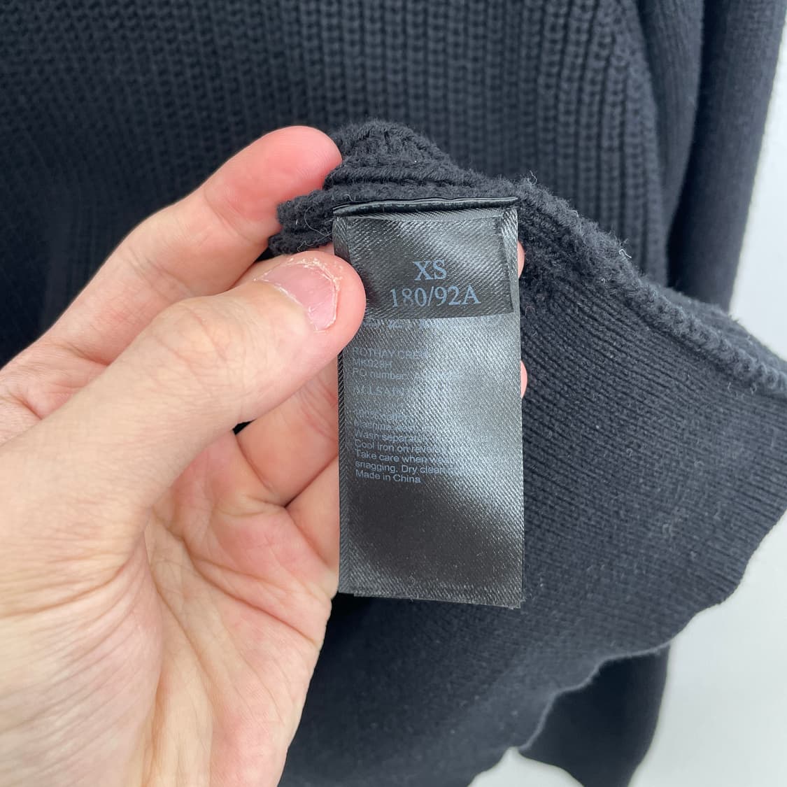 올세인츠 블랙 니트 스웨터 상품이미지5