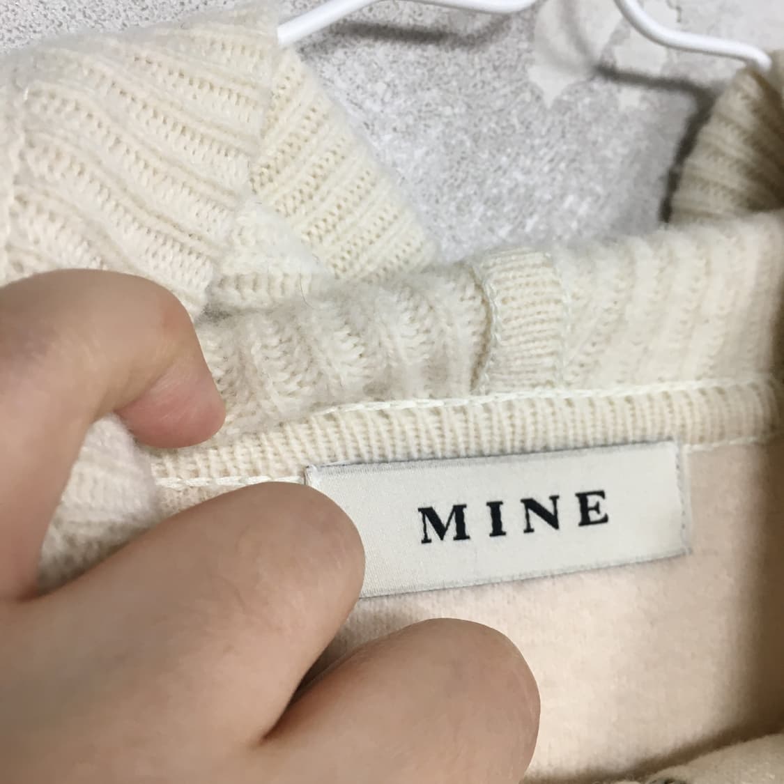 MINE 마인 캐시미어 후드 자켓 F 상품이미지2
