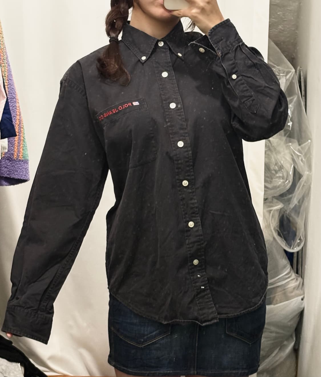 블랙 폴로 셔츠 상품이미지1