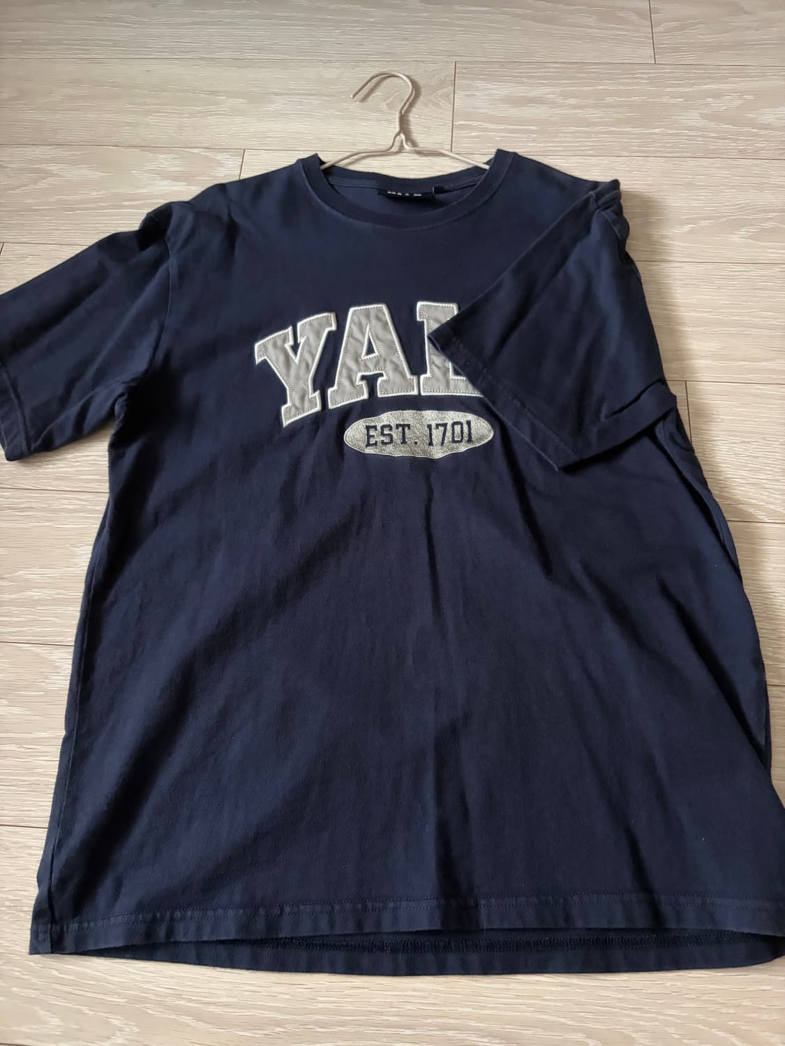 예일 반팔티(navy) 상품이미지1