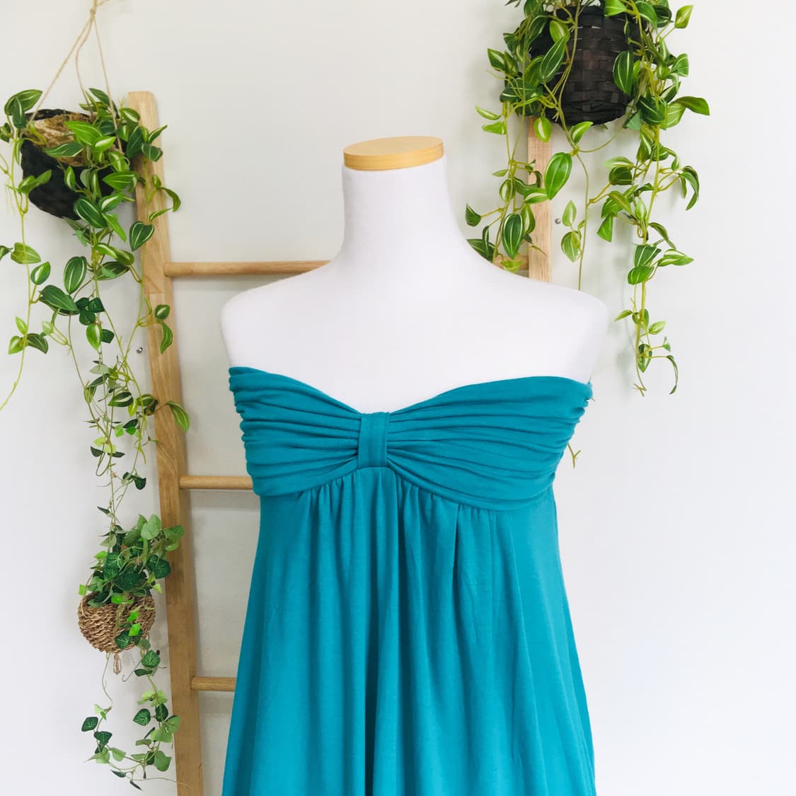 JPN/ 민트슬리브리스 민트원피스 왕리본슬리브리스 벌룬미니원피스 상품이미지2