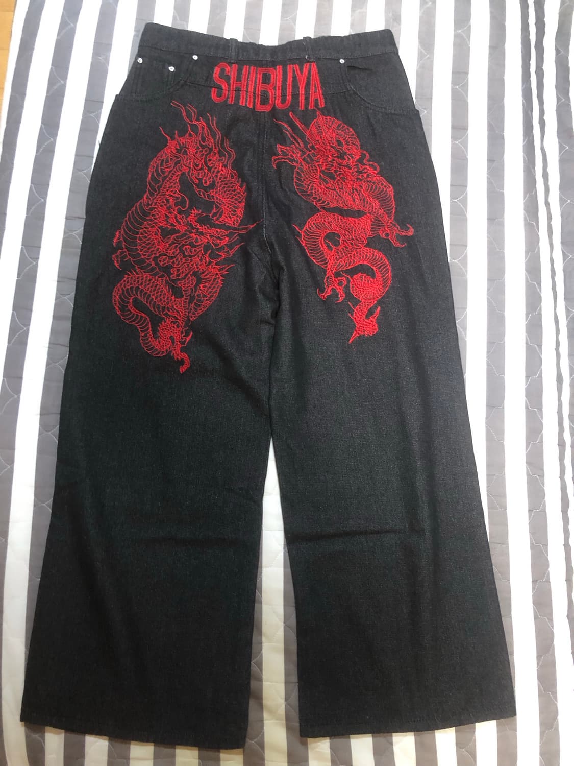 [S-M] rye chasin 맛 드래곤 데님 스트릿 팬츠 상품이미지2