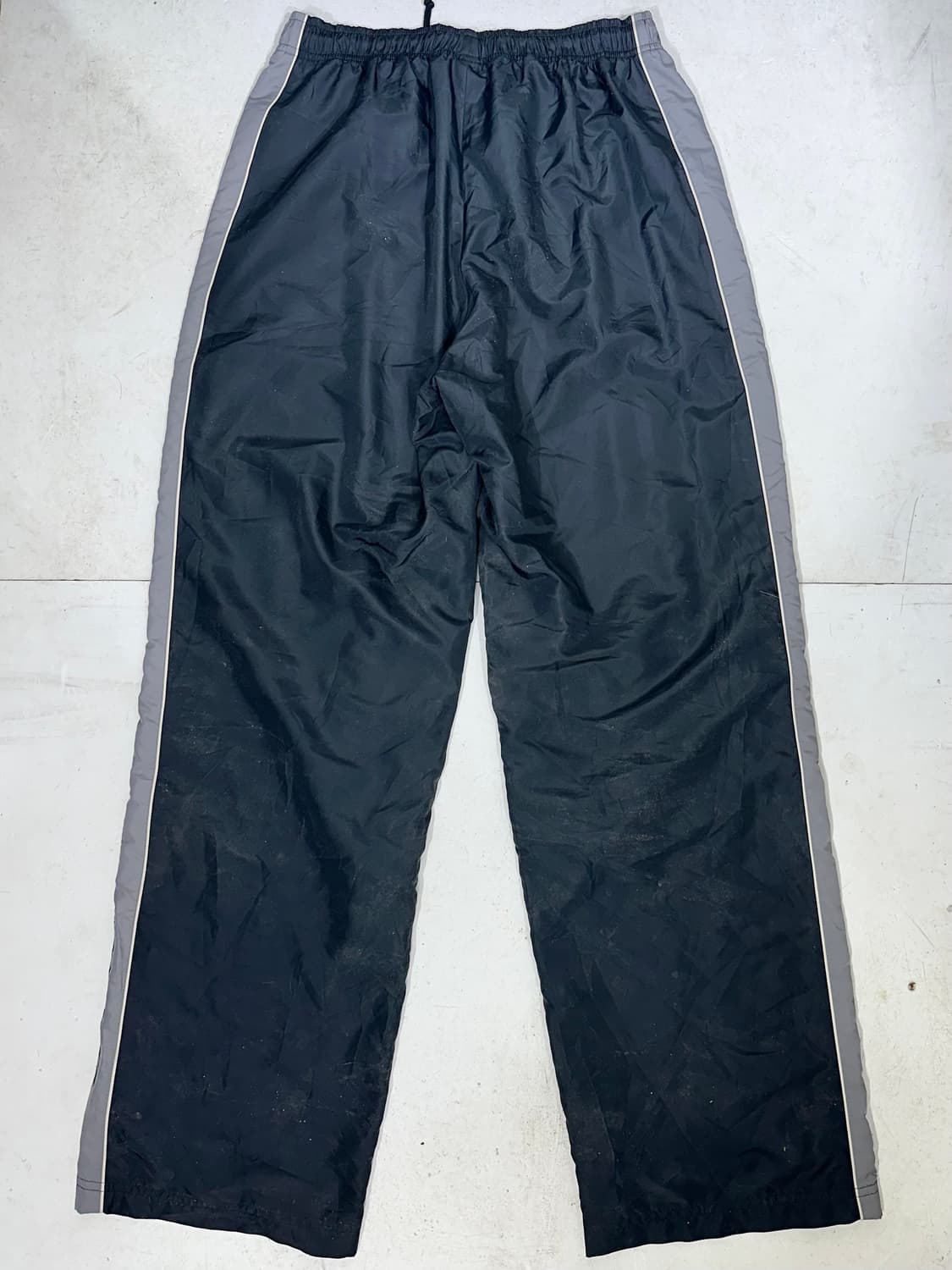 리복 네이비 와이드 그레이 사이드 라인 트랙 팬츠 댄스 바지 L 상품이미지5