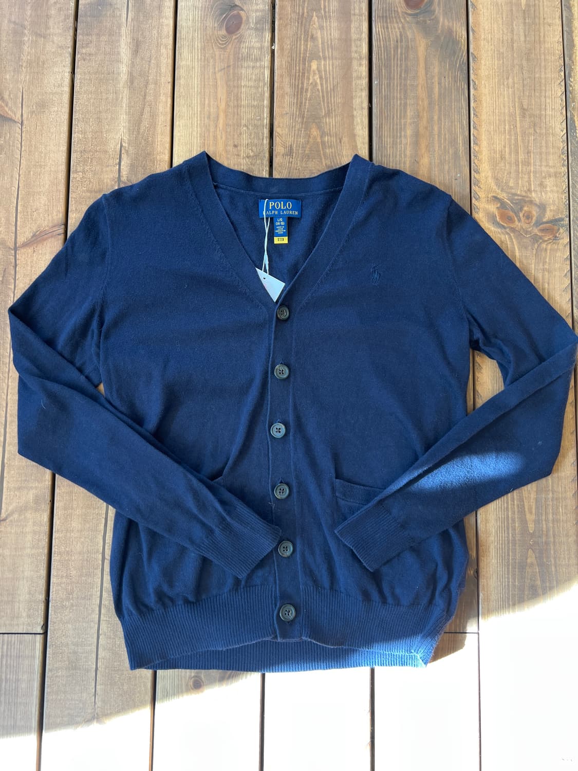 폴로 네이비 니트 카디건 상품이미지6