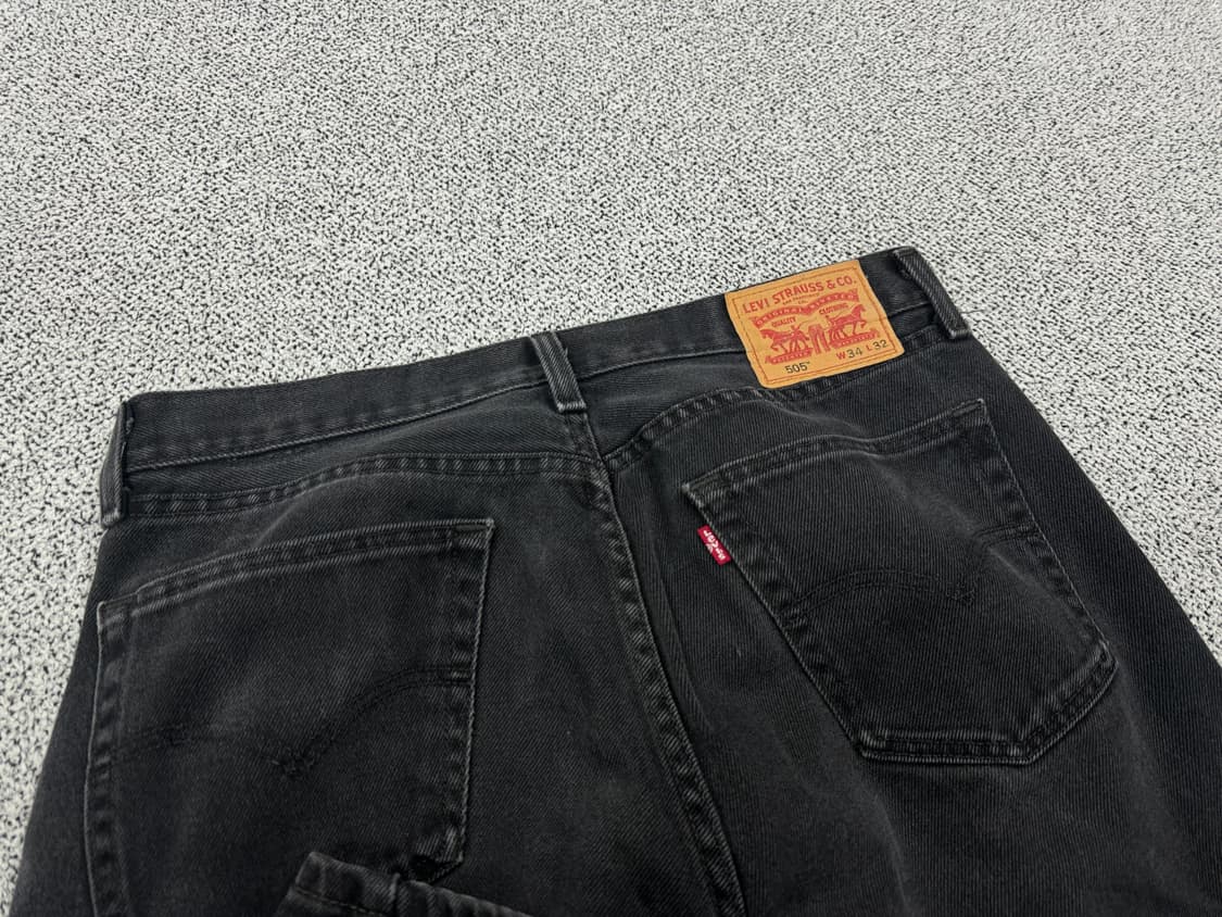 리바이스 505 흑청데님 상품이미지5