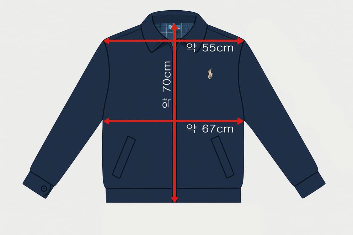 폴로랄프로렌 바이스윙 블루종  자켓 네이비 L 상품이미지9