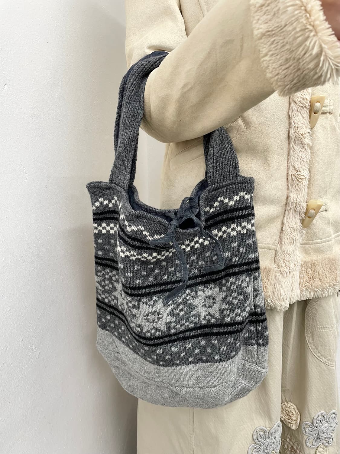 JPN 노르딕 모리 니트백 상품이미지2