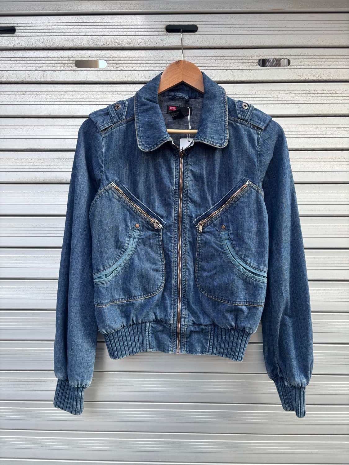 Diesel Y2K Patch Crop Denim Jacket 상품이미지2