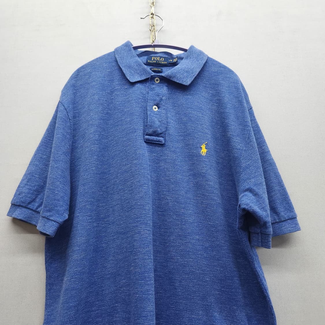 폴로랄프로렌 로고자수 아이코닉 메시 반팔카라 L(XL) 상품이미지2