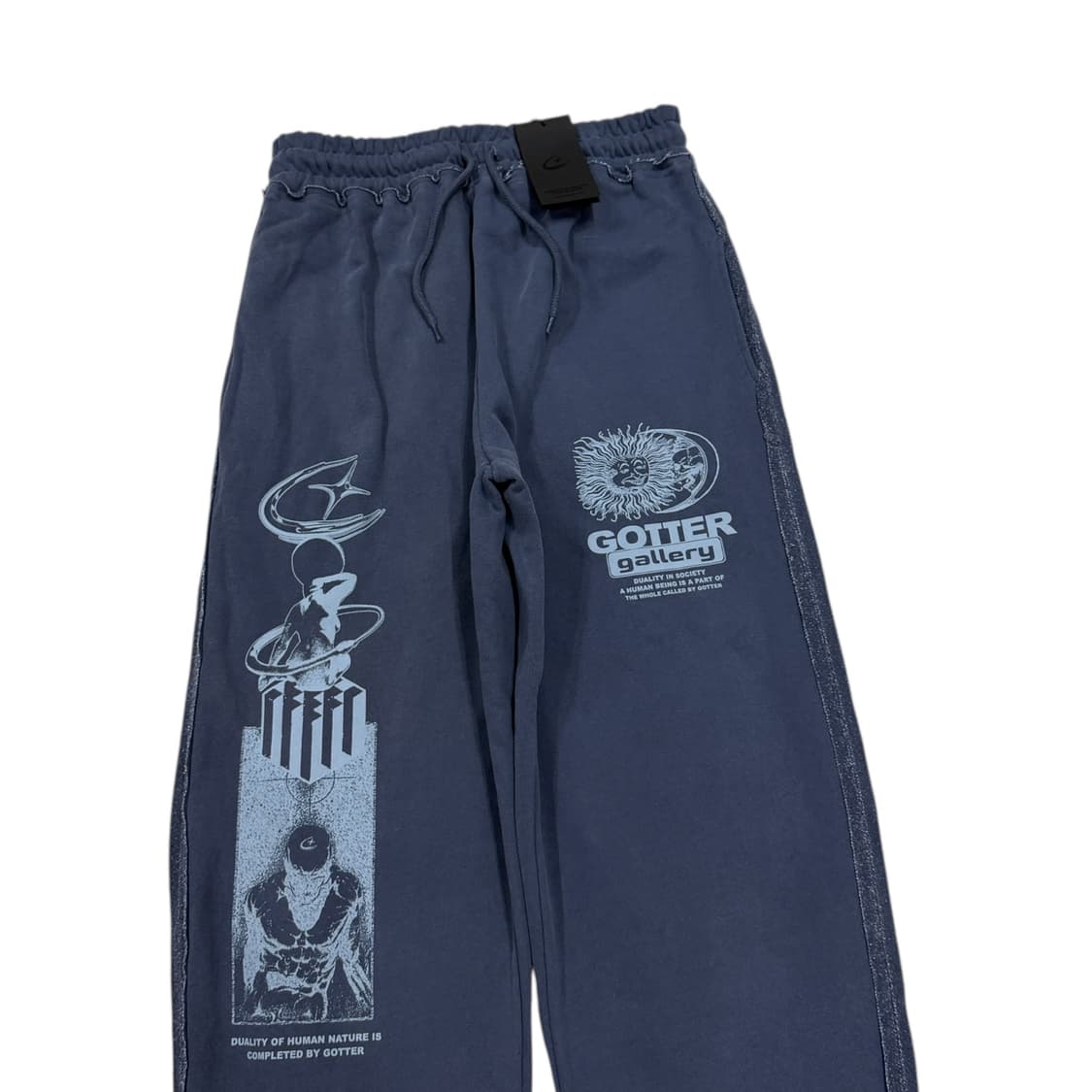 가터갤러리 메토닉 사이클 스웨트 팬츠 바지 인디고 블루 L 상품이미지2