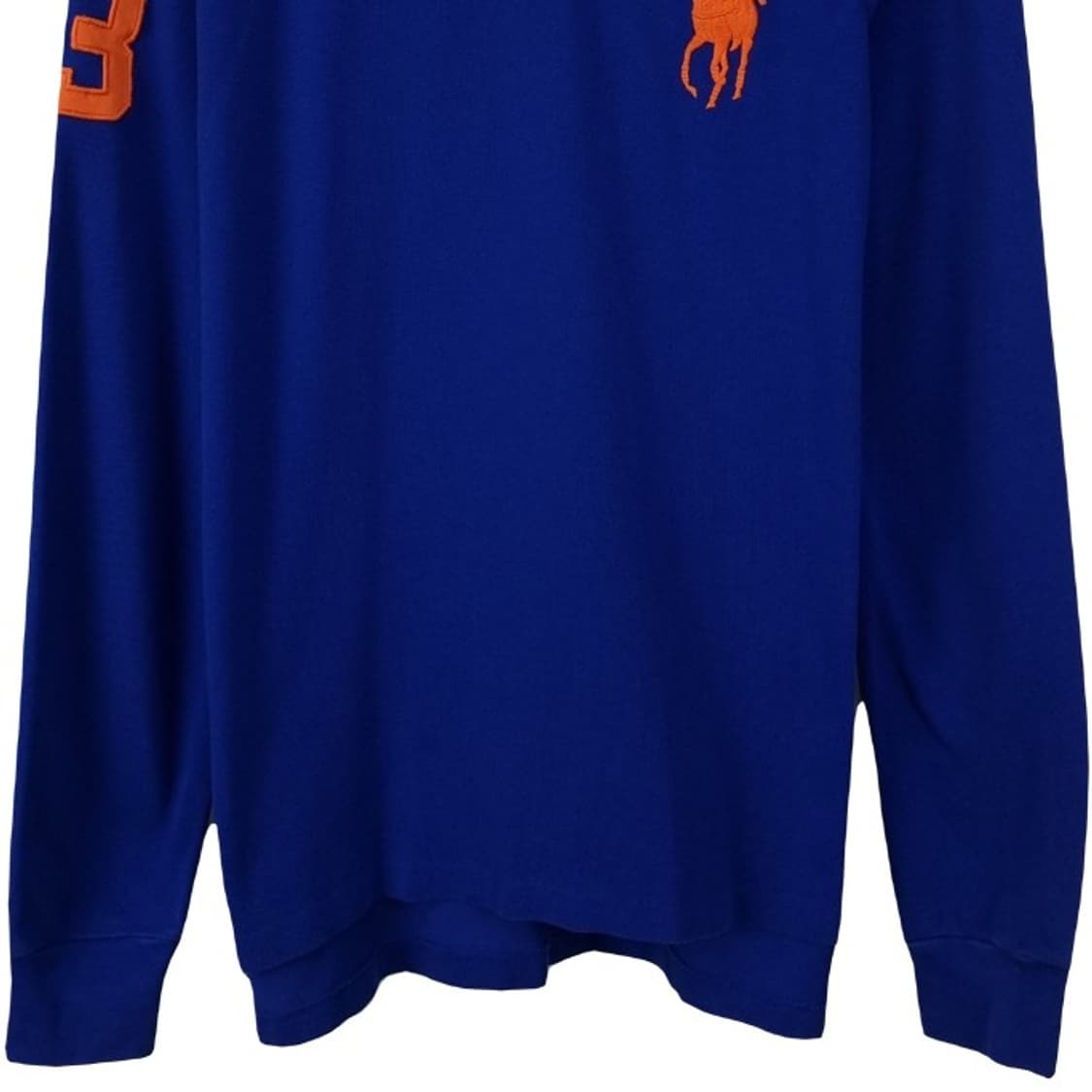 [폴로 랄프로렌] 빅포니 자수 긴팔 카라티 블루 M19257 상품이미지5