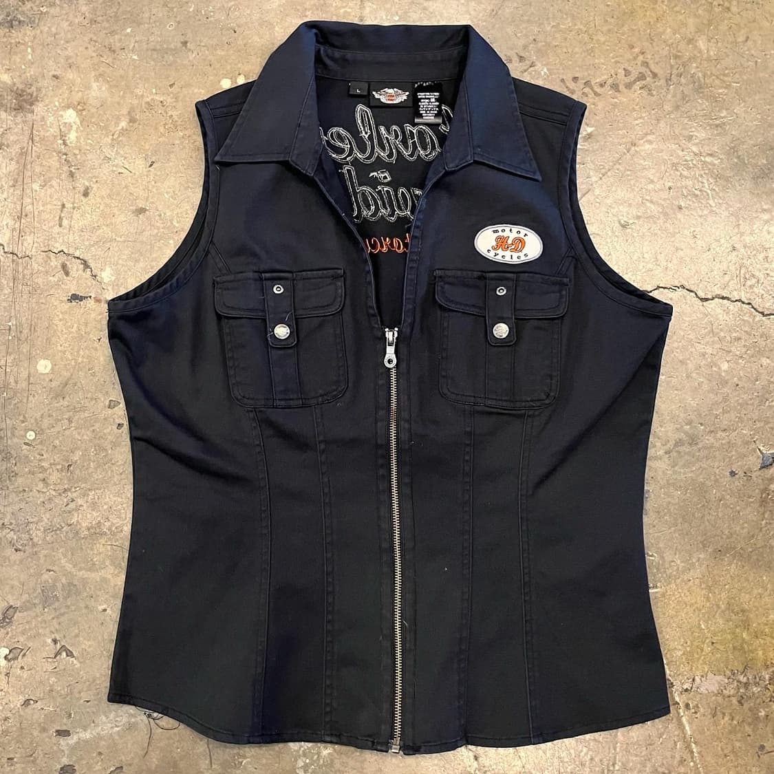 Harley Davidson Y2K Shirt Vest 상품이미지2